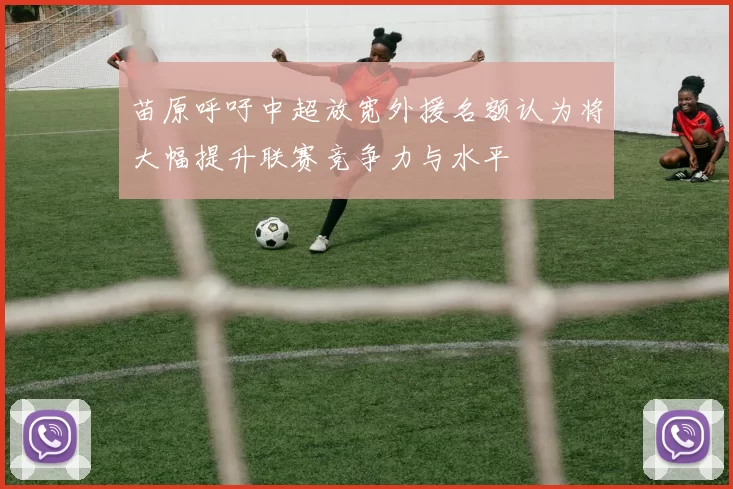 苗原呼吁中超放宽外援名额认为将大幅提升联赛竞争力与水平